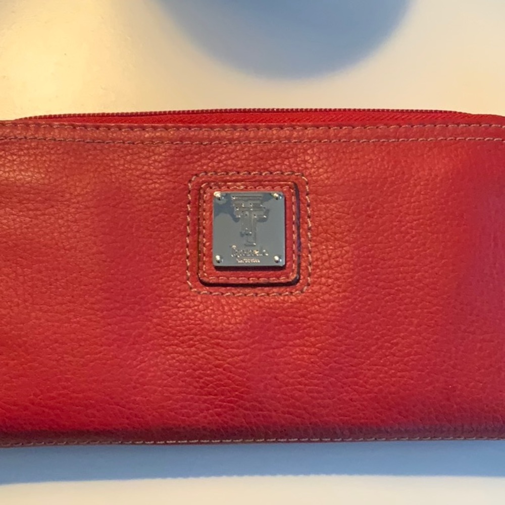 Tignanello Red Leather Wallet